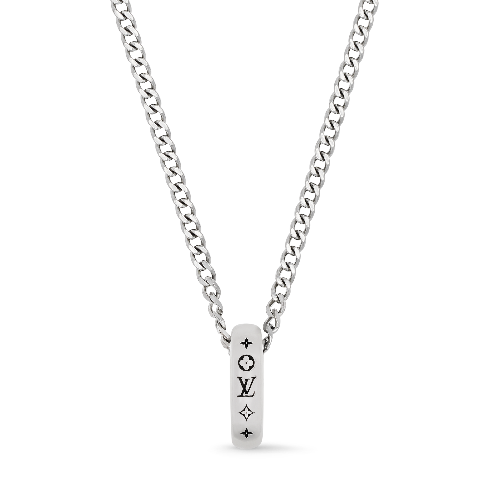 Mens Necklace Louis Vuitton Cross Necklace Authentic Louis Vuitton